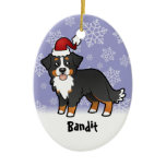 Christmas Bernese Mountain Dog Christmas Tree Ornament