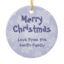 Christmas Bernese Mountain Dog Christmas Tree Ornament