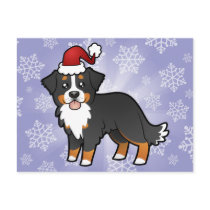 Christmas Bernese Mountain Dog Post Cards