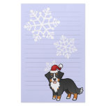 Christmas Bernese Mountain Dog Custom Stationery