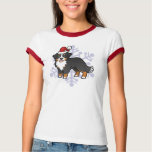 Christmas Bernese Mountain Dog t-shirts