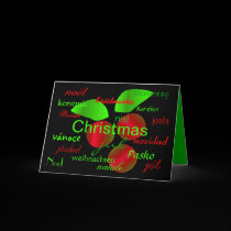 "Christmas Berries Around The World" Card by Yve_13 "Christmas Berries Around The World" Card