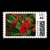 Christmas Berry Bouquet postage by kokobaby Christmas Berry Bouquet postage