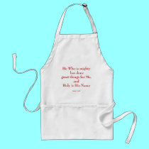 Christmas Bible Quote aprons by Artists4God Christmas Bible Quote aprons