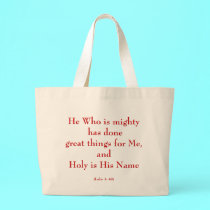 Christmas Bible Quote bags by Artists4God Christmas Bible Quote bags