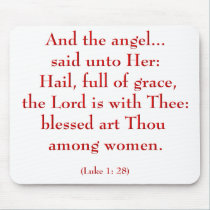 Christmas Bible Quote mousepads