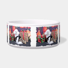 Christmas - Bichon Frise - Mia Pet Bowls