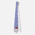 Christmas Bichon Frise Necktie