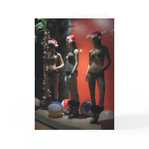 Christmas Bikinis & Boots Card by reddesignhead Christmas Bikinis & Boots Card