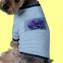 christmas bird blue pet clothing