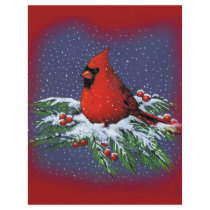 CHRISTMAS BIRD: CARDINAL: ART FLYERS