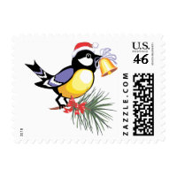 christmas bird stamp