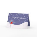 Christmas Bird - With Your Photo Inside card