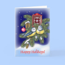 Christmas Birds cards