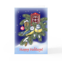 Christmas Birds cards by Lidusik Christmas Birds cards
