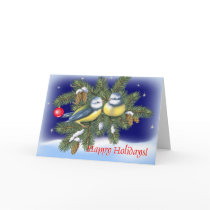 Christmas Birds cards