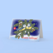 Christmas Birds cards
