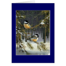 Christmas Birds Card