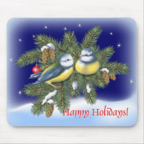 Christmas Birds mousepads