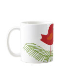 Christmas Birds on Tree Coffee Mugs