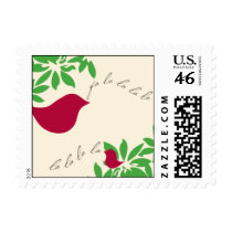 Christmas Birds stamps