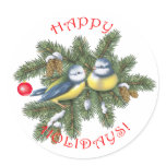 Christmas Birds stickers