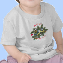 Christmas Birds t-shirts
