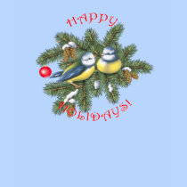 Christmas Birds t-shirts