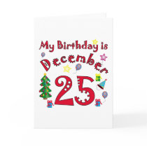 Christmas Birthday cards