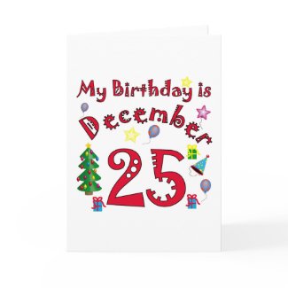 Christmas Birthday card