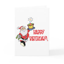 Christmas Birthday Greeting Card