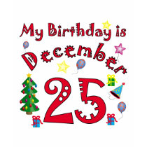 Christmas Birthday t-shirts