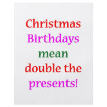 Christmas Birthdays Flyers