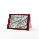 Christmas Black Capped Chickadee in Snow cards