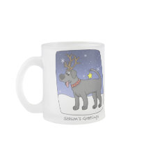 Christmas Black Lab Coffee Mug
