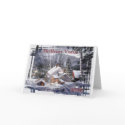 Christmas Blank French Greetings Card