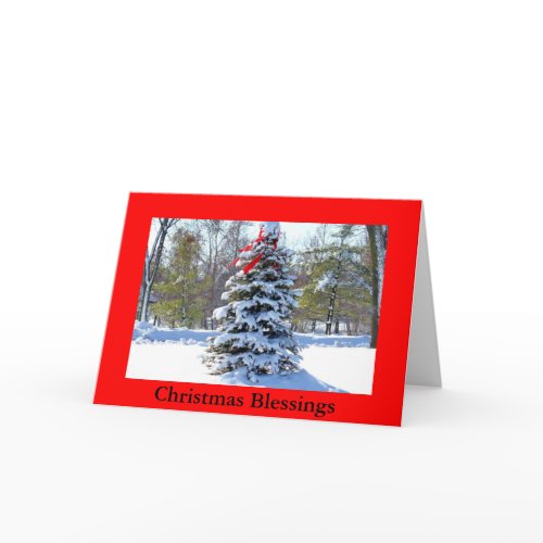 Christmas Blessings card