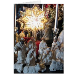 Christmas Blessings Nativity Card