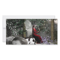 Christmas-Blessings Photo Card Template