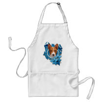 Christmas - Blue Snowflake - Basenji Apron