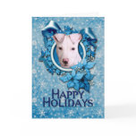 Christmas - Blue Snowflake - Pitbull - Petey cards