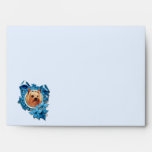 Christmas - Blue Snowflake - Yorkshire Terrier Envelopes
