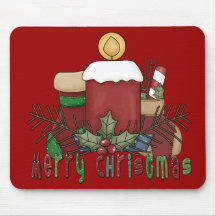 Christmas Boots Mouse Pads