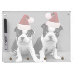 Christmas Boston terriers Dry-Erase Boards