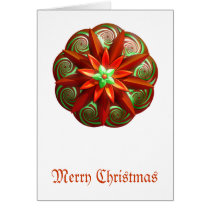 Christmas Bouquet2 Greeting Card cards