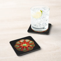 Christmas Bouquet2 Set of Coasters cork coasters