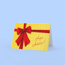 Christmas Bow cards