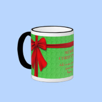 Christmas Bow mugs