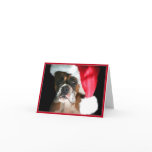 Christmas Boxer dog Notecard