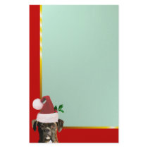 Christmas boxer dog stationary stationery by ritmoboxer Christmas boxer dog stationary stationery